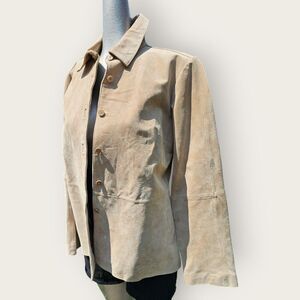Massini Genuine Leather Trench Coat – Ivory Beige
